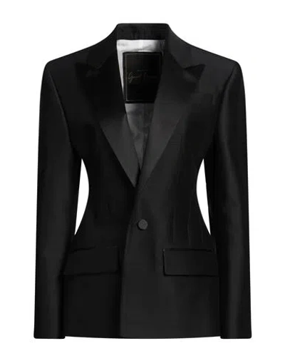 Dsquared2 Woman Blazer Black Size 4 Virgin Wool, Silk