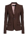 Dsquared2 Woman Blazer Brown Size 2 Polyester