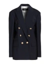 Dsquared2 Woman Blazer Navy Size 8 Virgin Wool In Navy