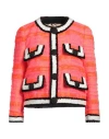 Dsquared2 Woman Blazer Pink Size 6 Polyester, Acrylic, Wool, Polyamide, Elastane In Pink