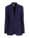 Dsquared2 Woman Blazer Purple Size 2 Polyester, Virgin Wool, Elastane