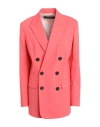 Dsquared2 Woman Blazer Salmon Pink Size 2 Polyester, Virgin Wool, Elastane