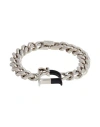 Dsquared2 Woman Bracelet Black Size M Metal In Black
