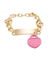 Dsquared2 Woman Bracelet Gold Size - Resin, Tin Alloy, Brass In Gold