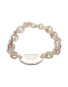 Dsquared2 Woman Bracelet Gold Size M Brass, Tin Alloy In Gold