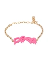 Dsquared2 Woman Bracelet Pink Size - Metal In Pink