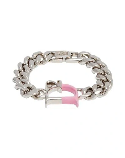Dsquared2 Woman Bracelet Pink Size S Metal