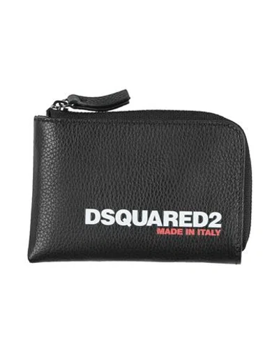Dsquared2 Woman Cardholder Black Size - Leather
