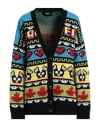 Dsquared2 Woman Cardigan Black Size S Virgin Wool, Mohair Wool, Polyamide, Cotton In Black