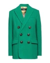 Dsquared2 Woman Coat Tomato Red Size 4 Virgin Wool In Green