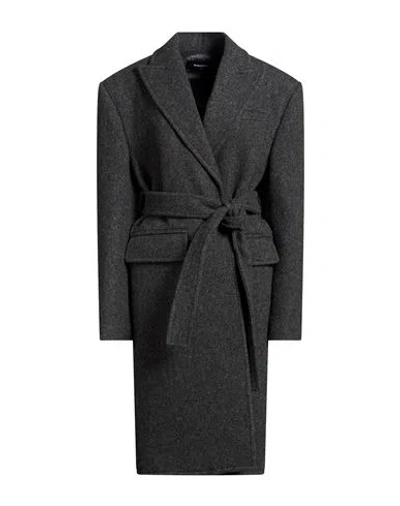 Dsquared2 Woman Coat Grey Size 2 Wool In Gray