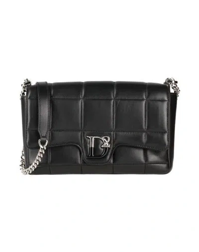 Dsquared2 Woman Cross-body Bag Black Size - Leather