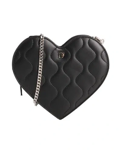 Dsquared2 Woman Cross-body Bag Black Size - Soft Leather