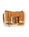 Dsquared2 Woman Cross-body Bag Camel Size - Leather In Sand