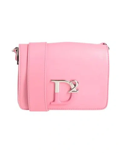 Dsquared2 Woman Cross-body Bag Pink Size - Leather