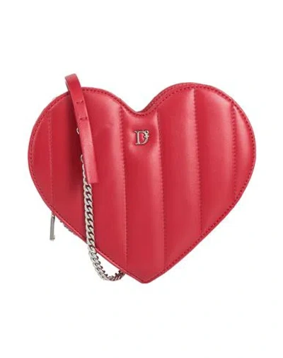 Dsquared2 Woman Cross-body Bag Red Size - Leather