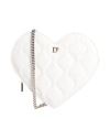 Dsquared2 Woman Cross-body Bag White Size - Soft Leather