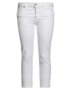 Dsquared2 Woman Jeans White Size 2 Cotton, Elastane