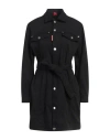 Dsquared2 Woman Denim Outerwear Black Size 2 Cotton, Elastomultiester, Elastane, Polyester