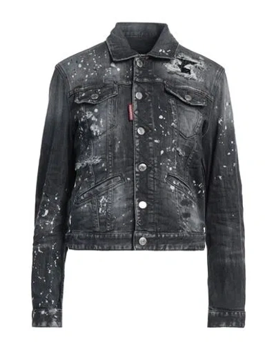 Dsquared2 Distressed Button In Black