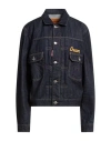 Dsquared2 Woman Denim Outerwear Blue Size 0 Cotton In Blue
