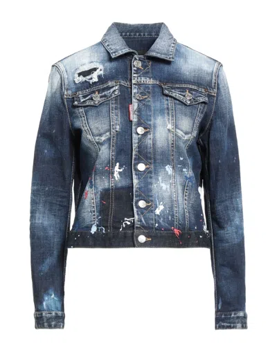 Dsquared2 Denim Outerwear In Blue