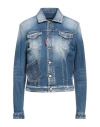 Dsquared2 Woman Denim Outerwear Blue Size 4 Cotton, Elastane In Blue