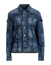 Dsquared2 Woman Denim Outerwear Blue Size 6 Cotton, Elastane In Blue