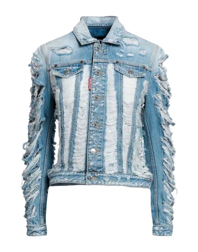 Dsquared2 Denim Outerwear In Blue