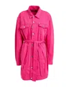 Dsquared2 Denim Outerwear In Pink