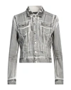 Dsquared2 Distressed Denim Jacket In Grey