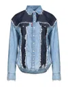 Dsquared2 Denim Shirts In Blue