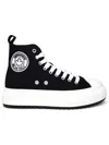 DSQUARED2 DSQUARED2 BLACK CANVAS BERLIN SNEAKERS WOMAN