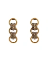 Dsquared2 Woman Earrings Bronze Size - Brass In Gold