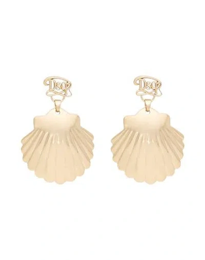 Dsquared2 Woman Earrings Gold Size - Metal