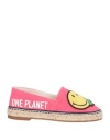 Dsquared2 Woman Espadrilles Coral Size 10 Textile Fibers In Red