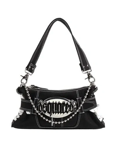 Dsquared2 Woman Handbag Black Size - Cotton