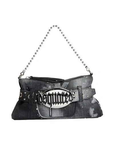 Dsquared2 Woman Handbag Black Size - Cotton