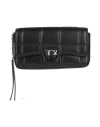 Dsquared2 D2 Statement Leather Clutch In Black