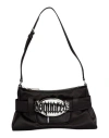 Dsquared2 Woman Handbag Black Size - Viscose, Silk In Black