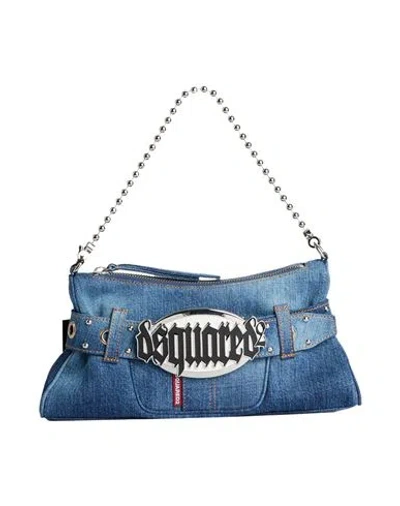 Dsquared2 Woman Handbag Blue Size - Cotton