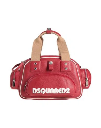 Dsquared2 Woman Handbag Brick Red Size - Leather