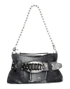 Dsquared2 Woman Handbag Charcoal Size - Cotton In Gray