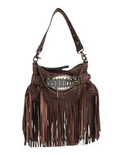 Dsquared2 Woman Handbag Chocolate Brown Size - Leather