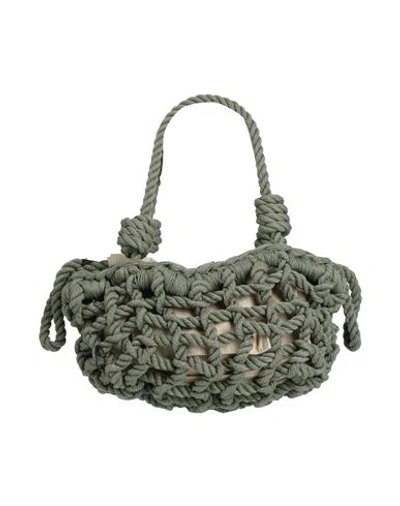 Dsquared2 Woman Handbag Military Green Size - Textile Fibers