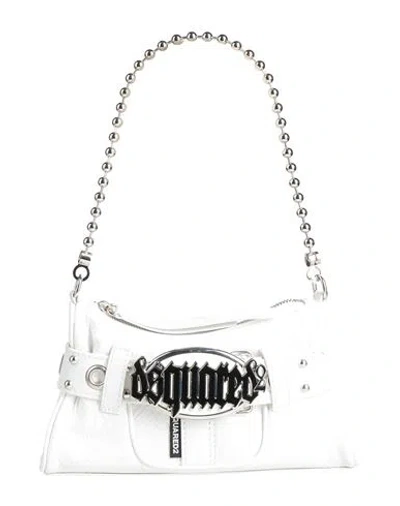 Dsquared2 Woman Handbag White Size - Calfskin