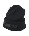 Dsquared2 Woman Hat Black Size Onesize Wool In Black