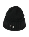 Dsquared2 Woman Hat Black Size Onesize Wool, Viscose, Polyamide, Cashmere In Black