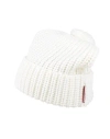 Dsquared2 Woman Hat Cream Size Onesize Wool In White