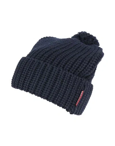 Dsquared2 Woman Hat Midnight Blue Size Onesize Wool